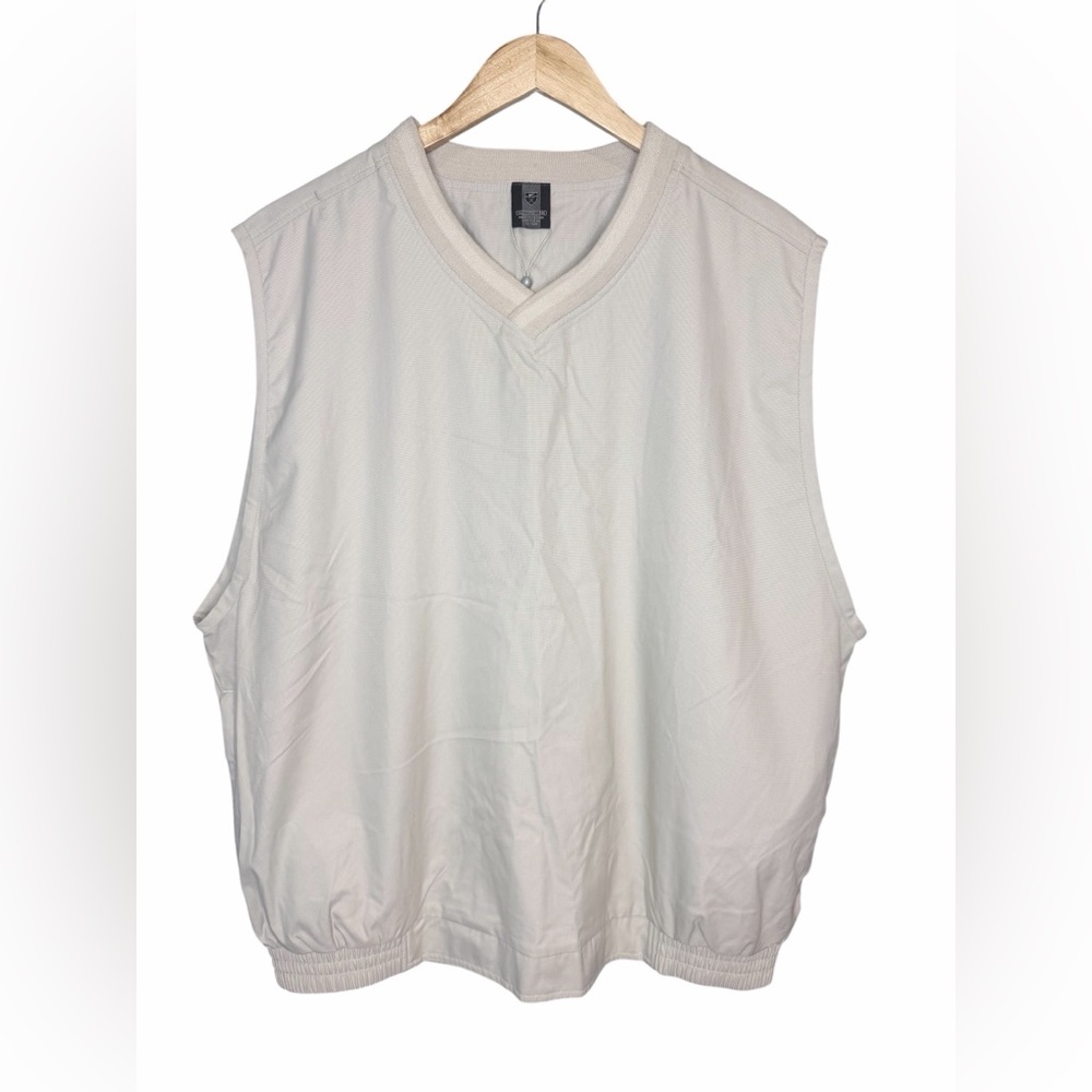 Nike Tan Sleeveless V-Neck Athletic Vest
